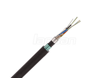 Double PE Jacket GYTA53 Fiber Optic Cable OM3 Multimode 1000 Meters / Roll 500N
