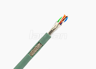 Stable Performance SFTP Cat5e Cable , 500m 0.5mm CCA CAT5E Wire 4 Pair Lan Cable
