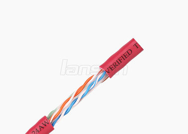 LSZH Customized Indoor UTP Cat6 Lan Cable 23 America Guage Wire 305m/Pull Box