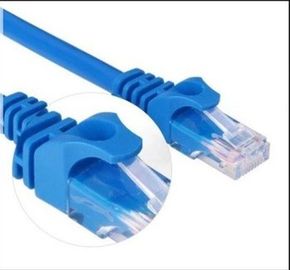 0.57mm BC Cat6 UTP Patch Cord HDPE Insulation 90 Degree Bending Molded Boot Connector