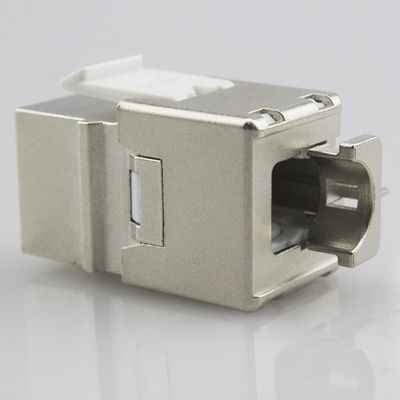 10G 90 Degree wire cable assembly 8 Pin RJ45 Cat6 FTP Keystone Modular Jack compliant with Iso 11801
