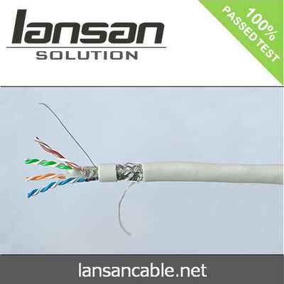 Cable Ethernet Cat 6 SFTP Cable , Bare Copper Indoor Category 6 high speed lan cable